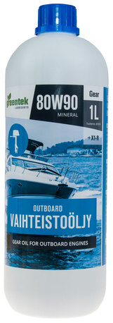 Greentek Outboard 80W90 1L växelhusolja utombordare (12)